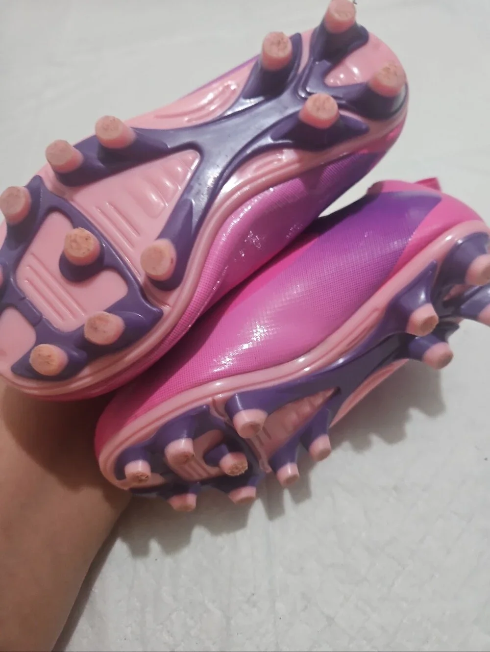 Carters Kids Fica Sports Cleats Slip-On Active Shoes in  Pink Sz 7